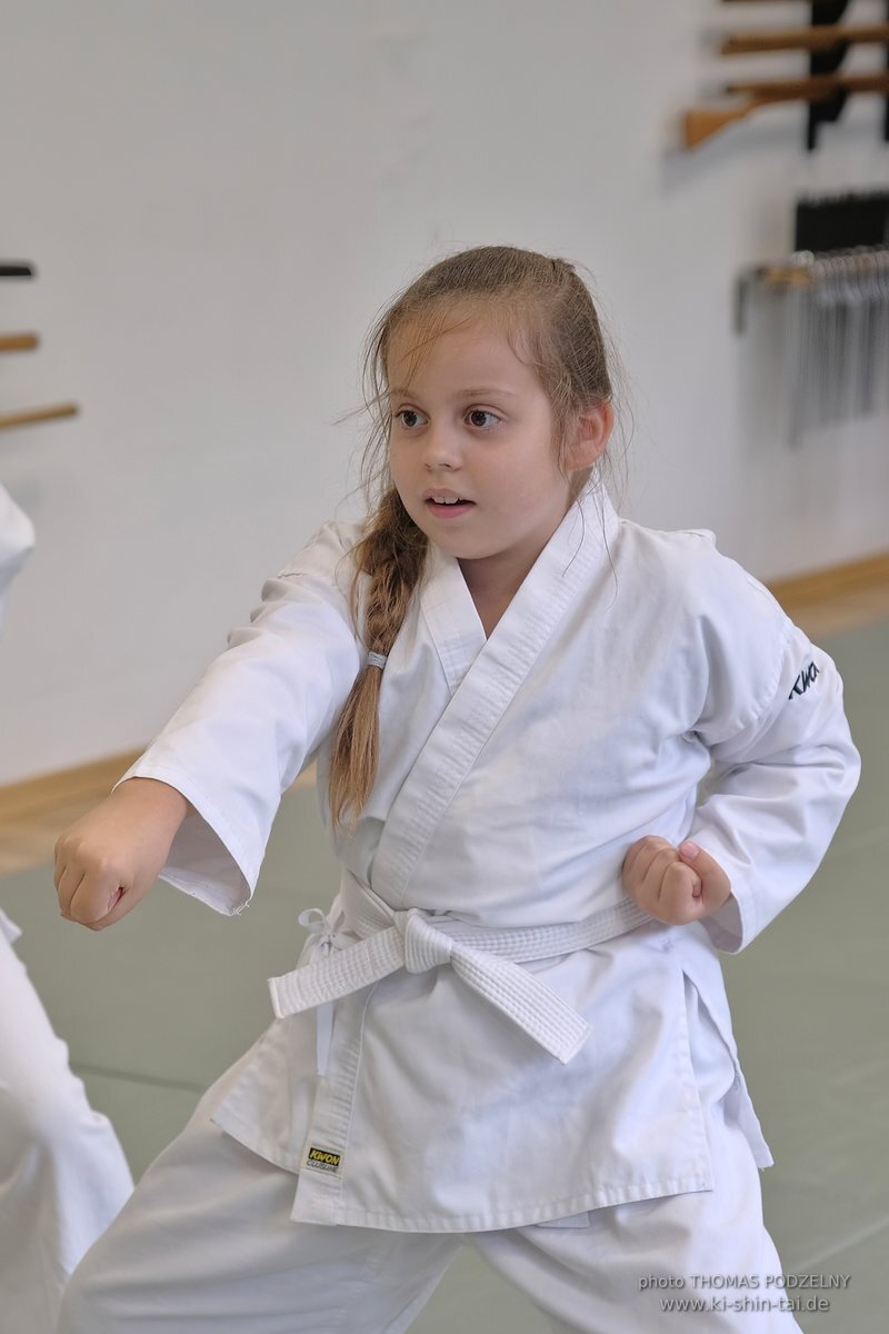 Karate Kids Kyu Prüfungen 24. und 28. Juli 2023