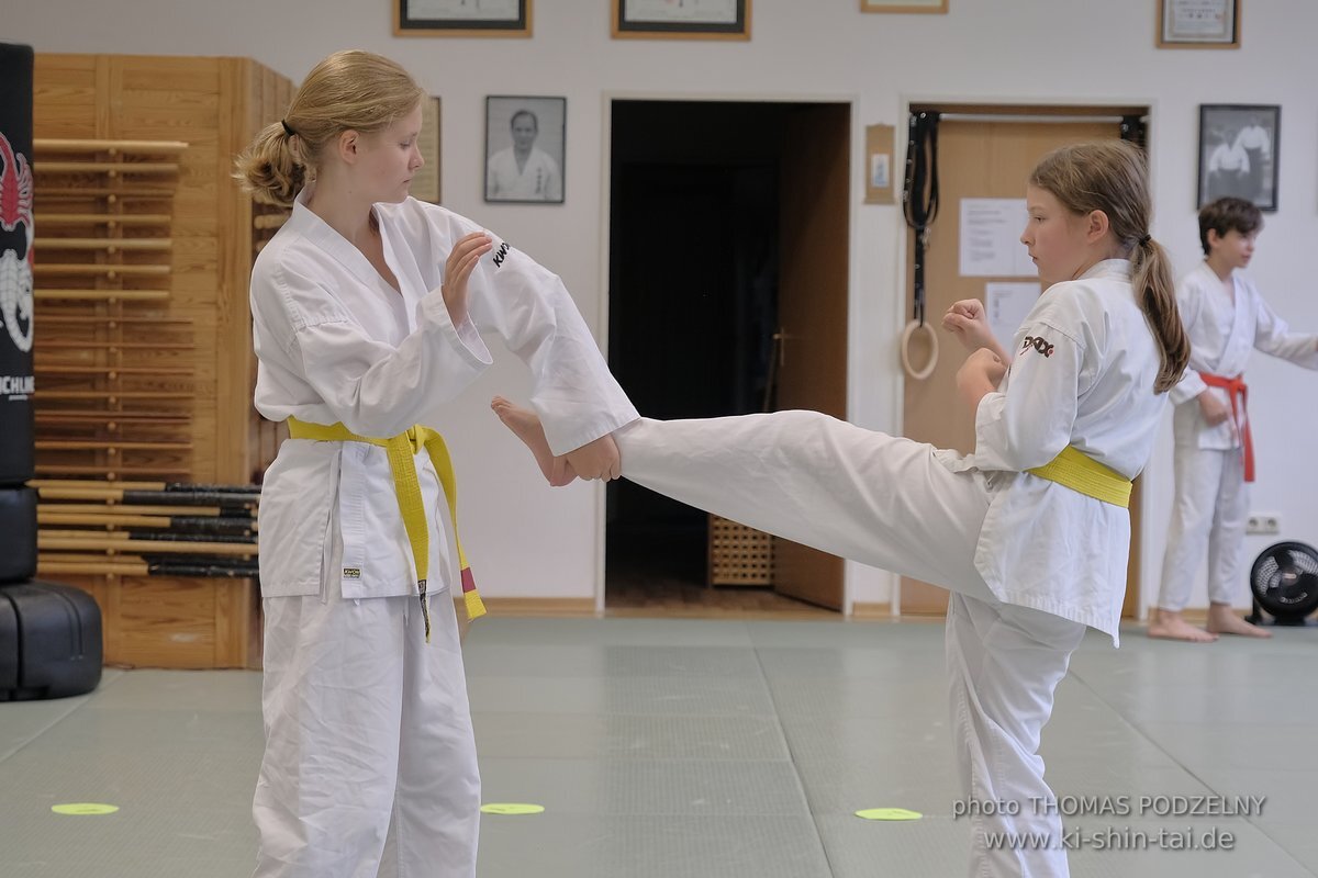 Karate Kids Kyu Prüfungen 24. und 28. Juli 2023