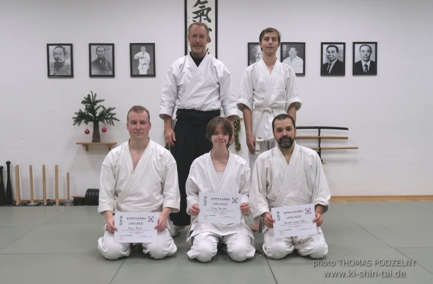 Aikido Kyu Prüfungen 10.12.2023