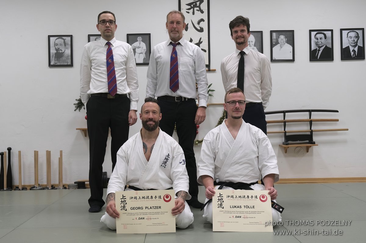 Uechi Ryû Karate Dô Dan Prüfungen 16.12.2023