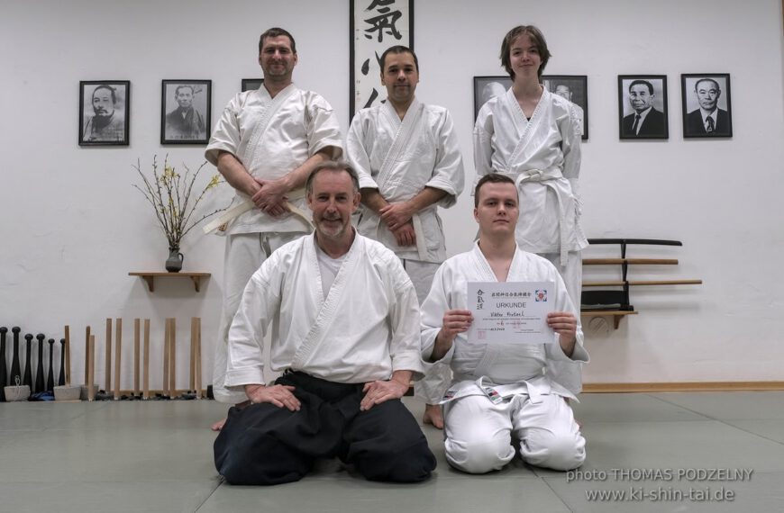 Aikido 6.Kyu Prüfung Viktor Protzel 19.3.2024