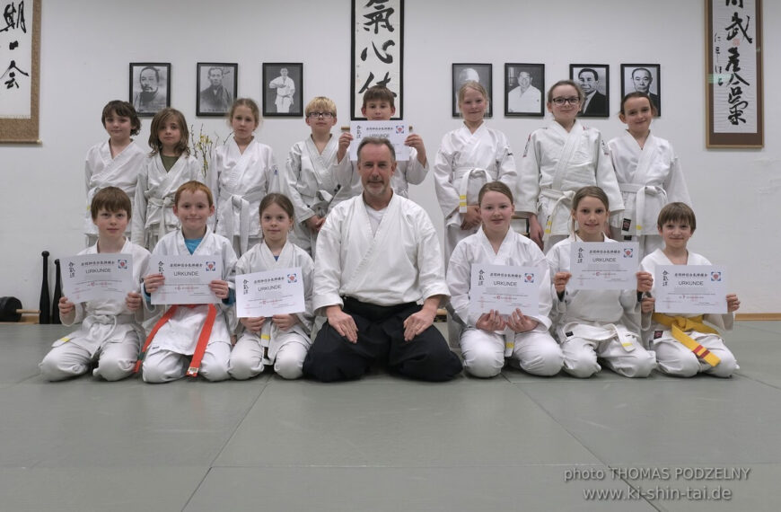 Aikidô-Kids Kyû Prüfungen 19.3.2024