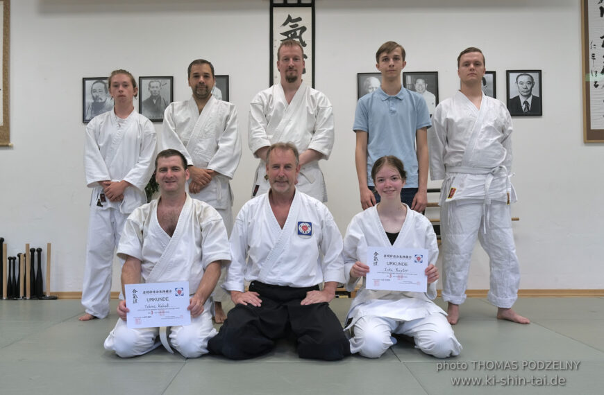 Aikidô Kyû Prüfungen 25.7.2024