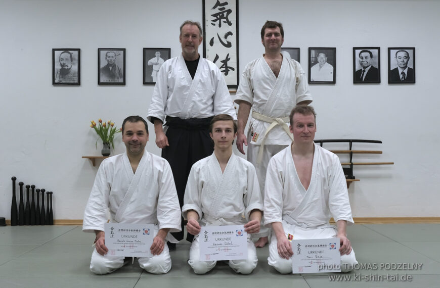 Aikidô Kyû Prüfungen 23.2.2025