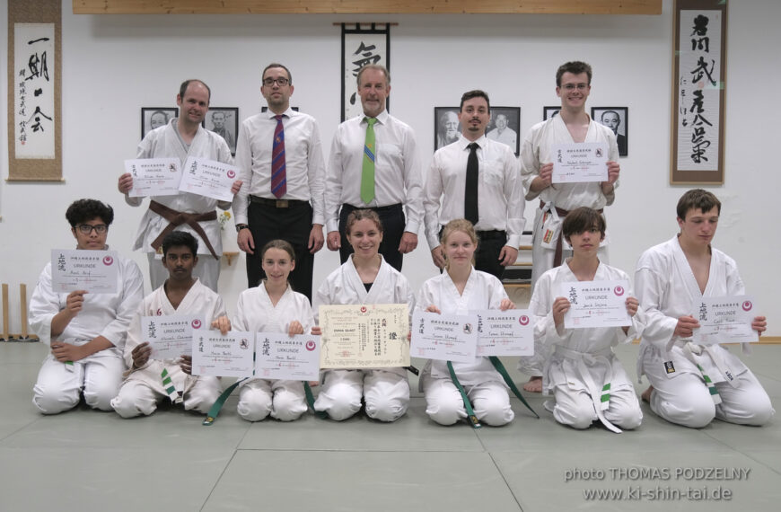 Karate/Kobudô Kyû und Dan Prüfungen 25.7.2025