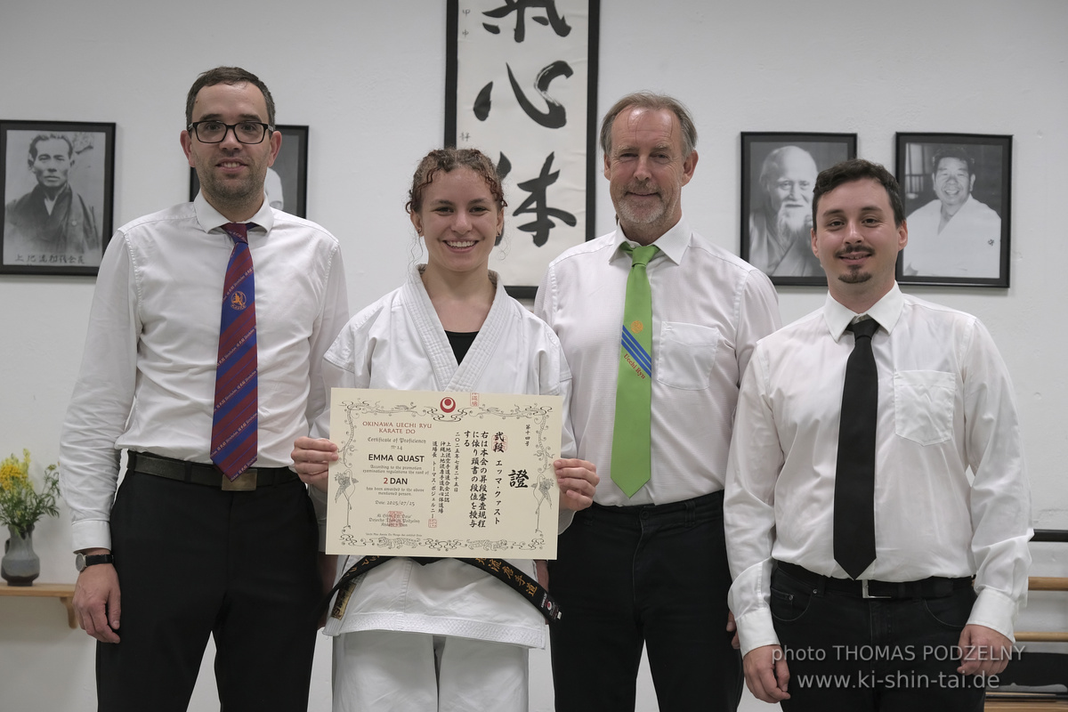 Karate/Kobudô Kyû und Dan Prüfungen 25.7.2025