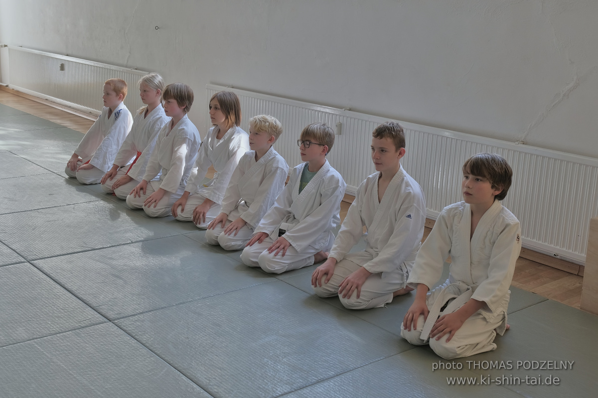 Aikidô-Kids Kyû Prüfungen am 29.7.2025