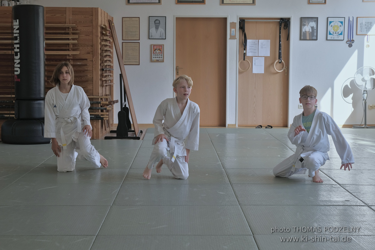 Aikidô-Kids Kyû Prüfungen am 29.7.2025