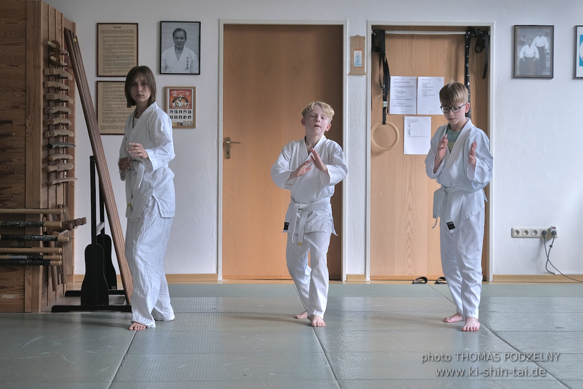 Aikidô-Kids Kyû Prüfungen am 29.7.2025