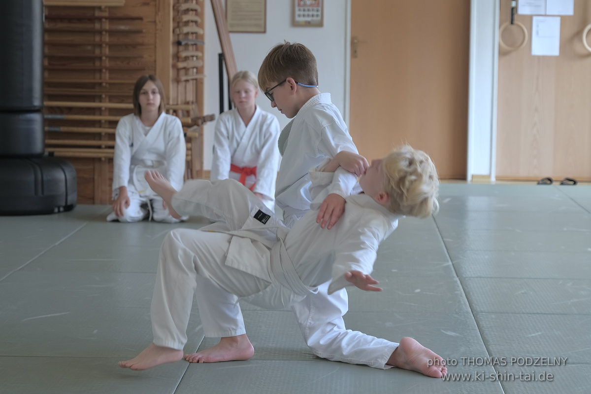 Aikidô-Kids Kyû Prüfungen am 29.7.2025