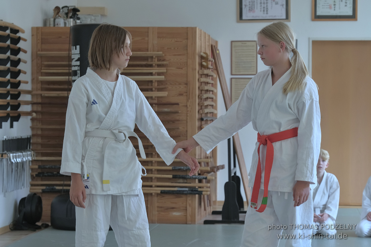 Aikidô-Kids Kyû Prüfungen am 29.7.2025