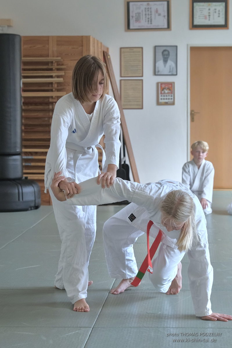 Aikidô-Kids Kyû Prüfungen am 29.7.2025