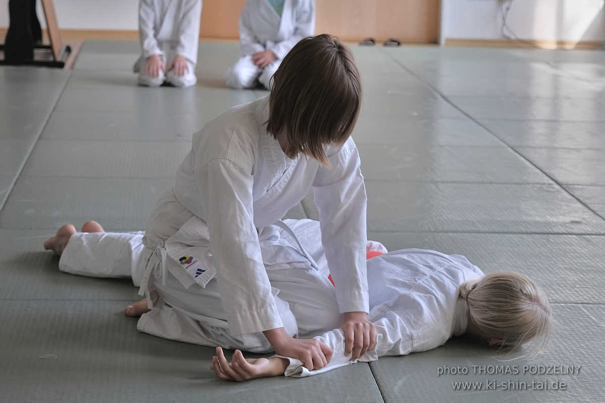 Aikidô-Kids Kyû Prüfungen am 29.7.2025