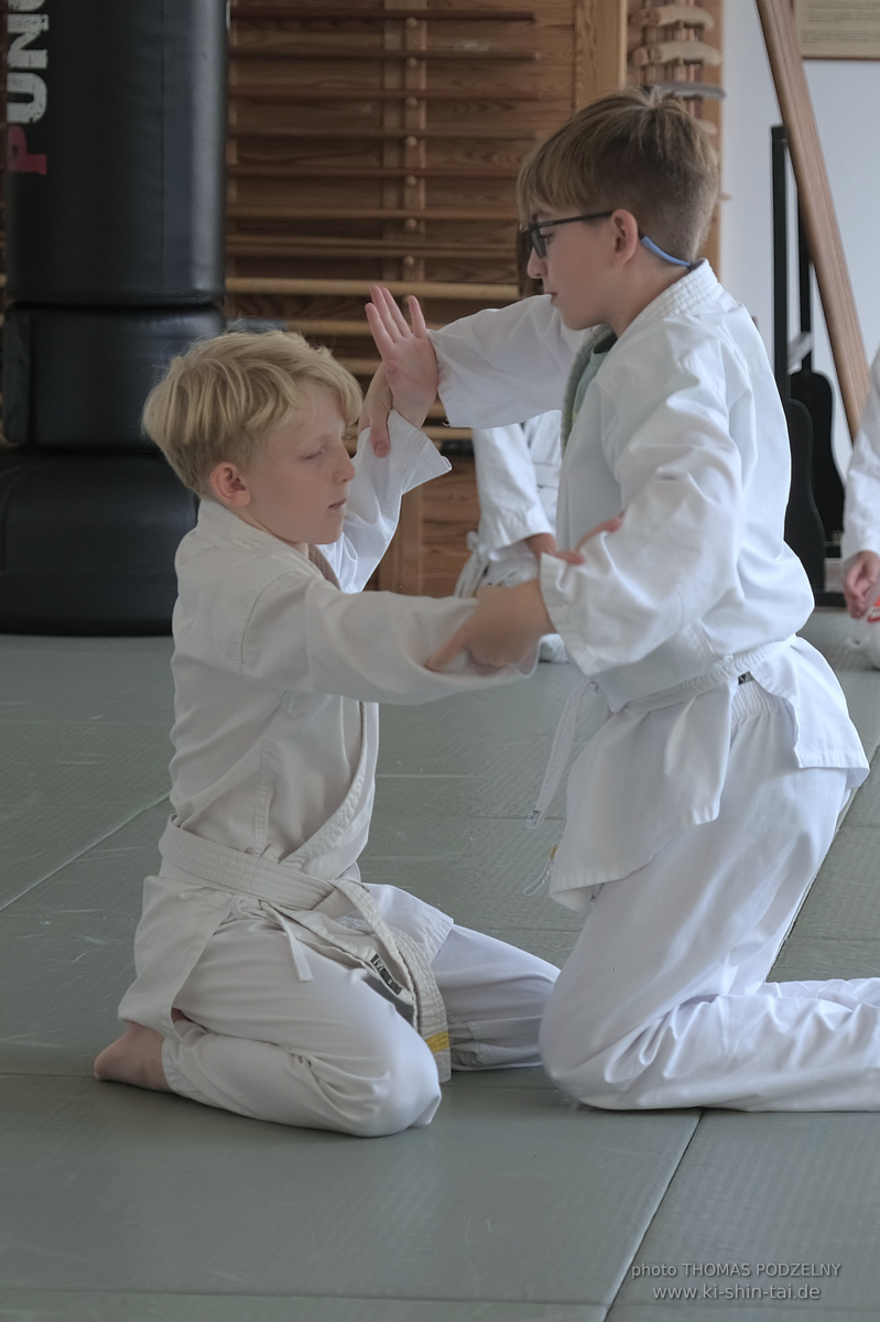 Aikidô-Kids Kyû Prüfungen am 29.7.2025
