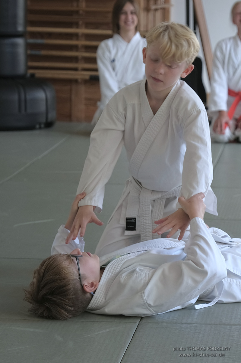 Aikidô-Kids Kyû Prüfungen am 29.7.2025