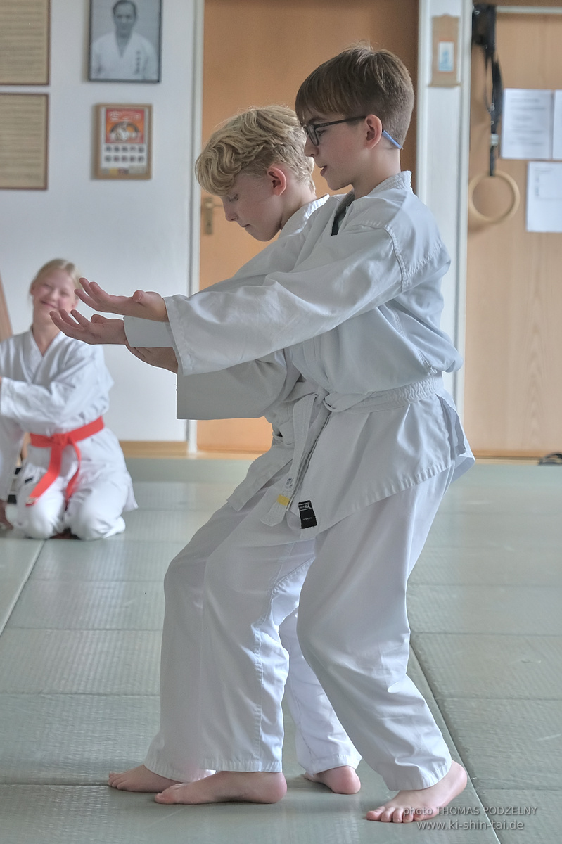 Aikidô-Kids Kyû Prüfungen am 29.7.2025