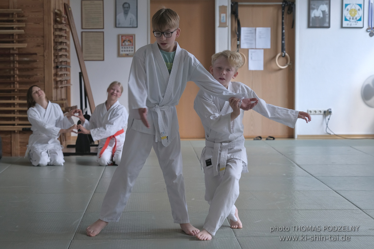 Aikidô-Kids Kyû Prüfungen am 29.7.2025
