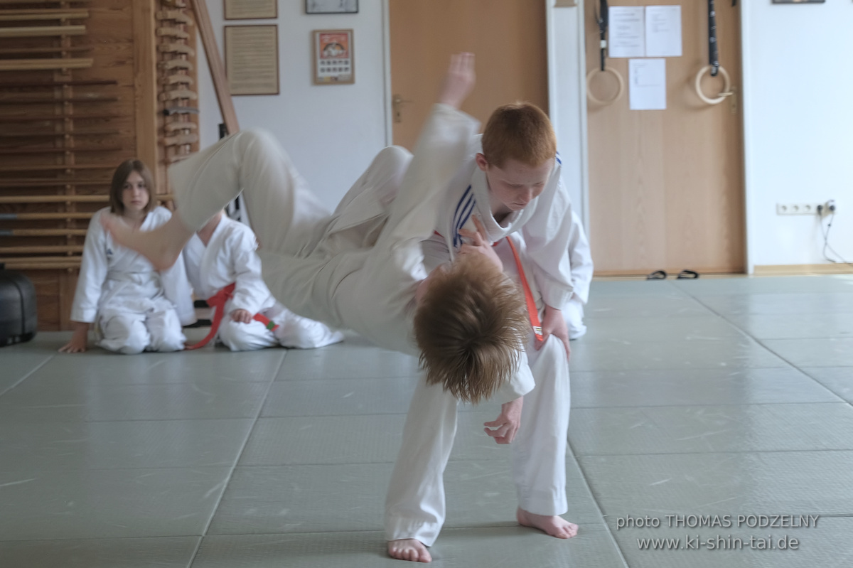 Aikidô-Kids Kyû Prüfungen am 29.7.2025