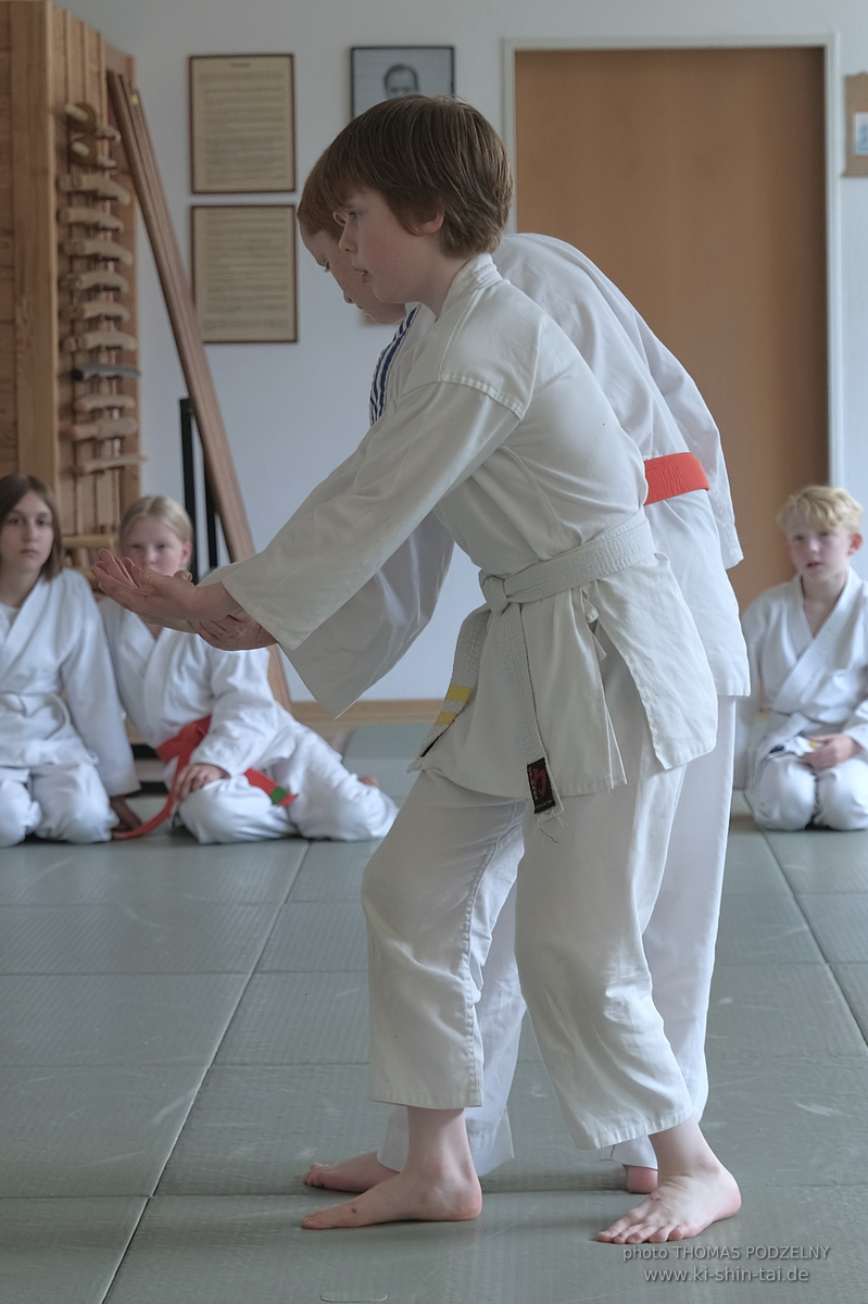 Aikidô-Kids Kyû Prüfungen am 29.7.2025