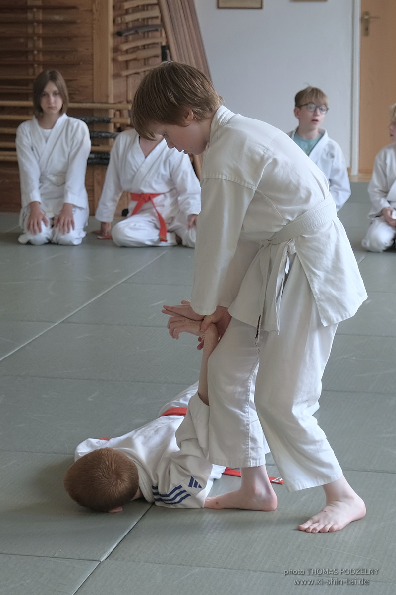 Aikidô-Kids Kyû Prüfungen am 29.7.2025