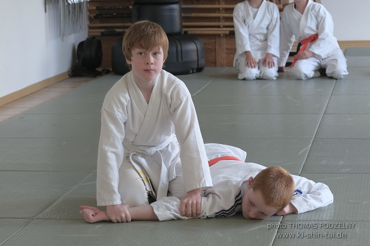 Aikidô-Kids Kyû Prüfungen am 29.7.2025