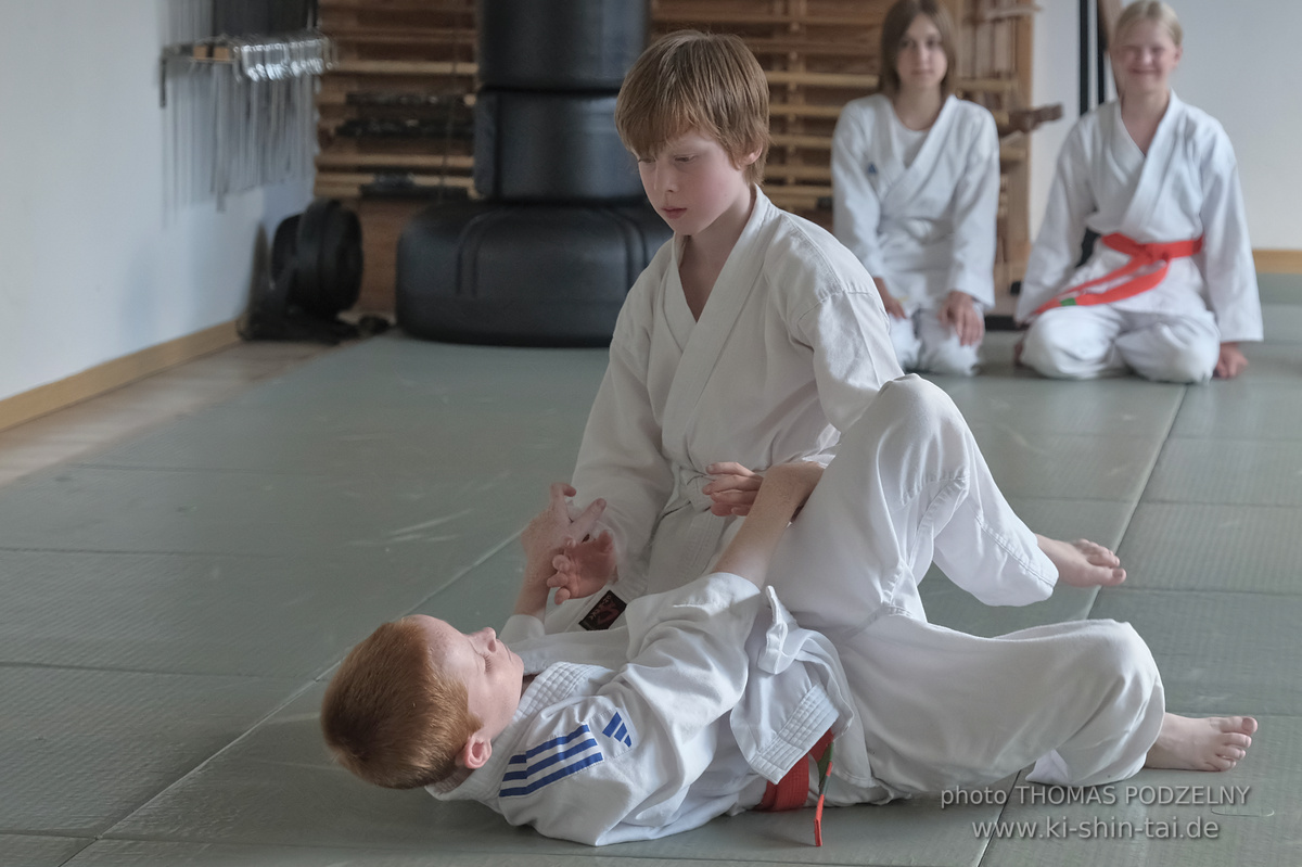Aikidô-Kids Kyû Prüfungen am 29.7.2025