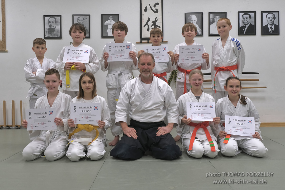 Mehr über den Artikel erfahren Aikidô Kids Kyû Prüfungen 16.12.2025