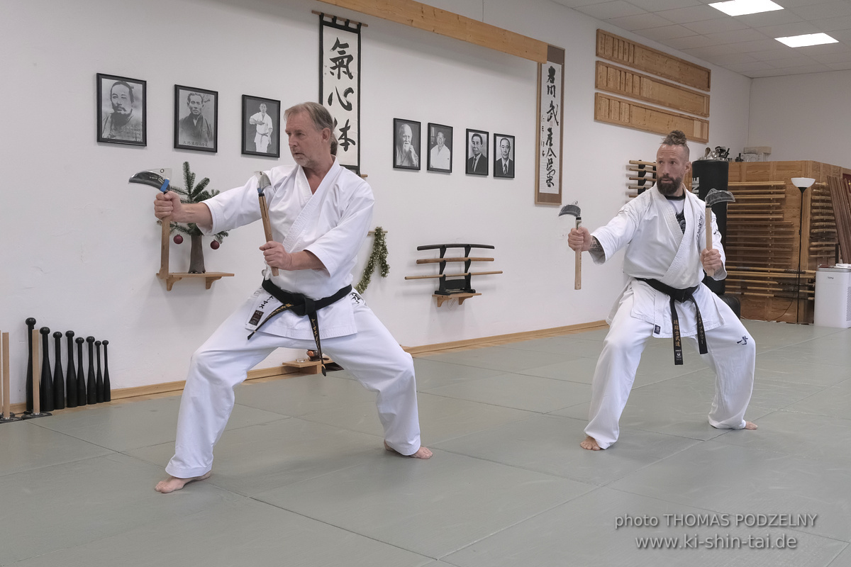 Kobudô und Karate Besuch von Georg Platzer und Thomas Samobor aus Wien am 12.-14.12.2025