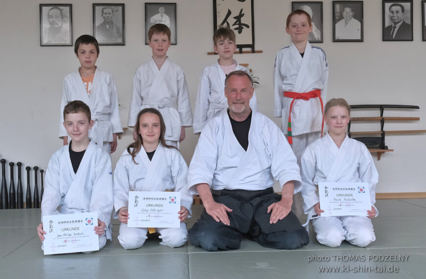 Aikidô Kids Kyû Prüfungen 8.4.2025