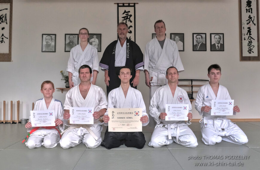 Aikidô Kyû und Dan Prüfungen 26.7.2026