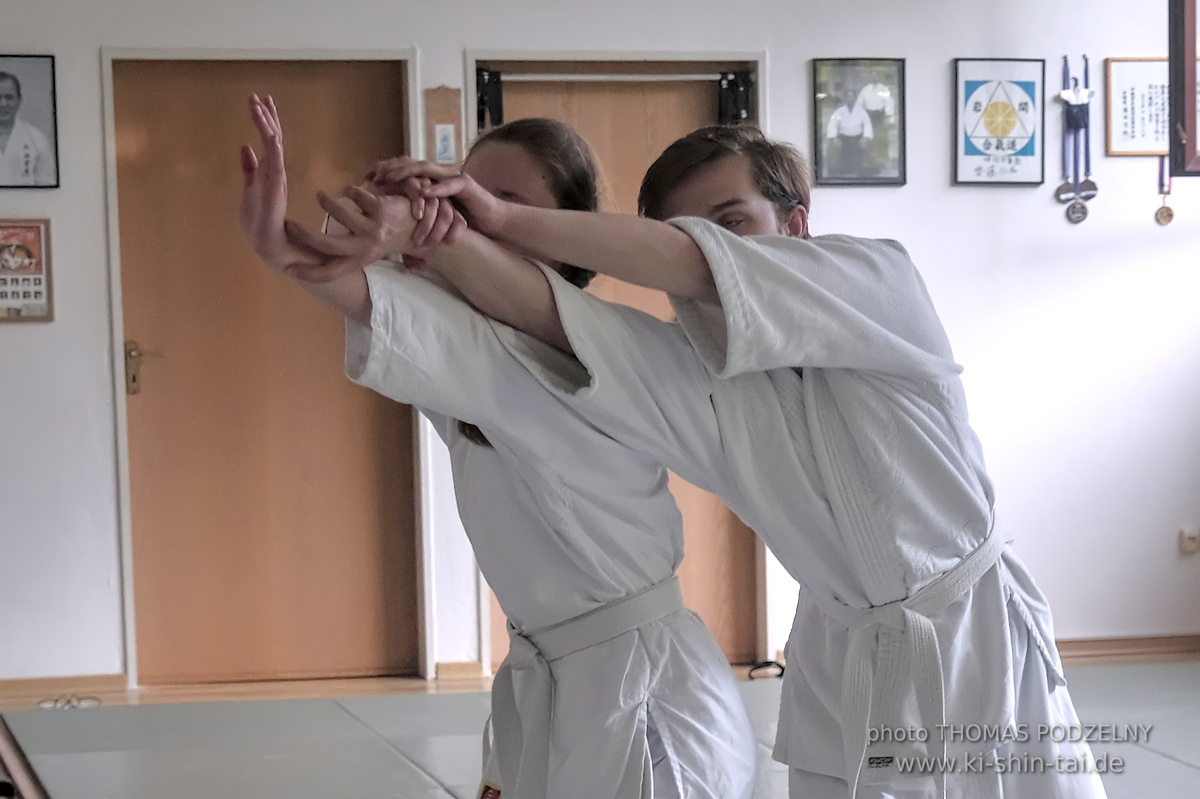 Aikidô Prüfung 5.Kyû für Sarah Pfauth am 17.5,2026