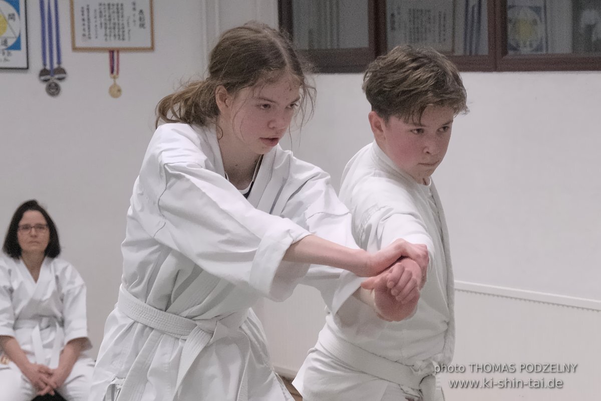 Aikido 6.Kyu Prüfung Inka 