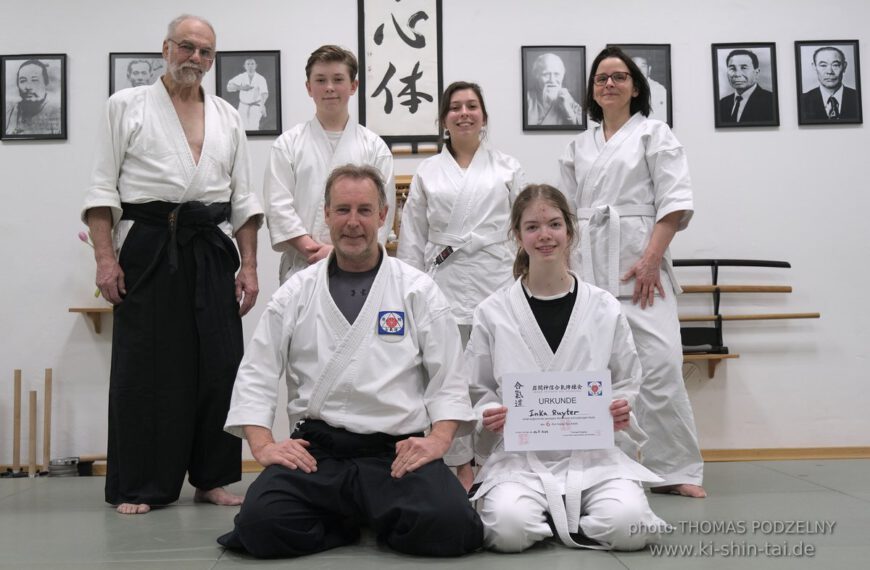 Aikido 6.Kyu Prüfung Inka