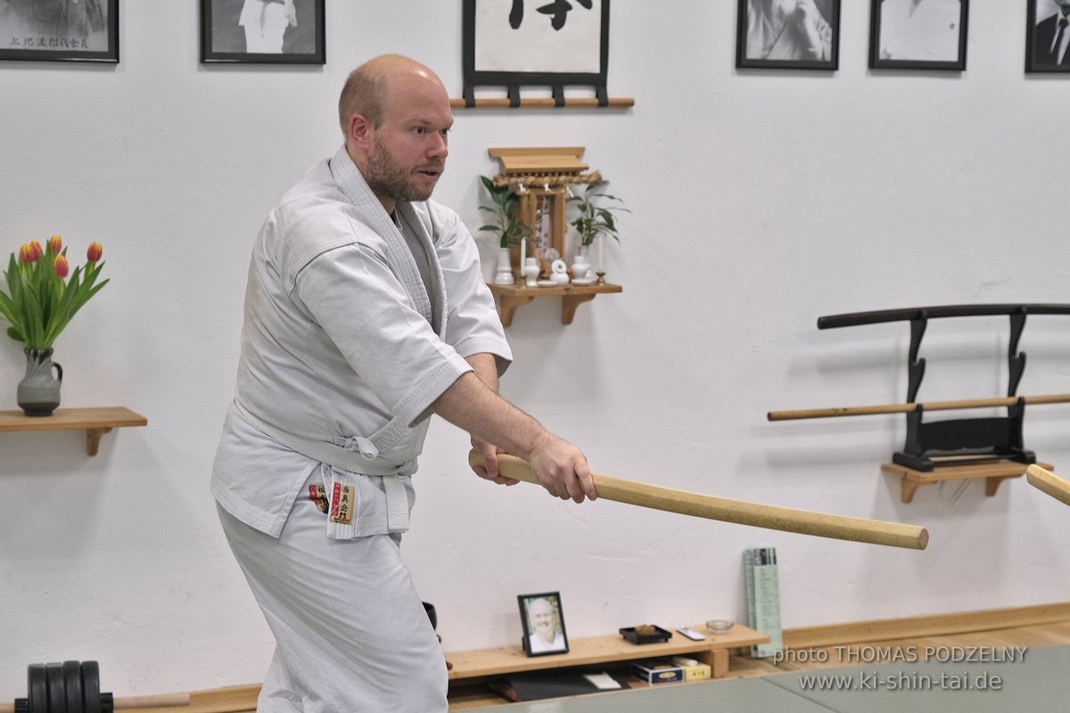 Aikido Intensiv (I) 2023 - Aiki Ken - Thomas Podzelny 5.Dan