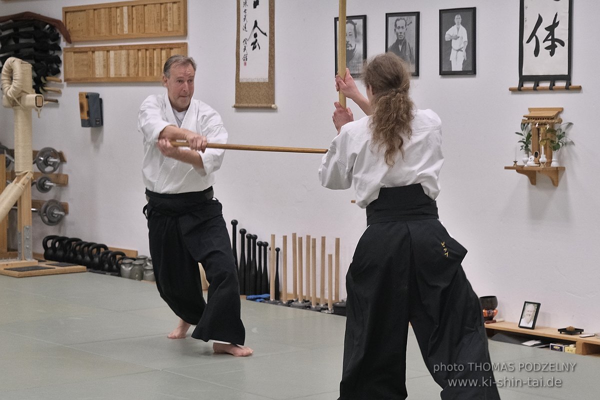 Aikido Intensiv (I) 2023 - Aiki Ken - Thomas Podzelny 5.Dan