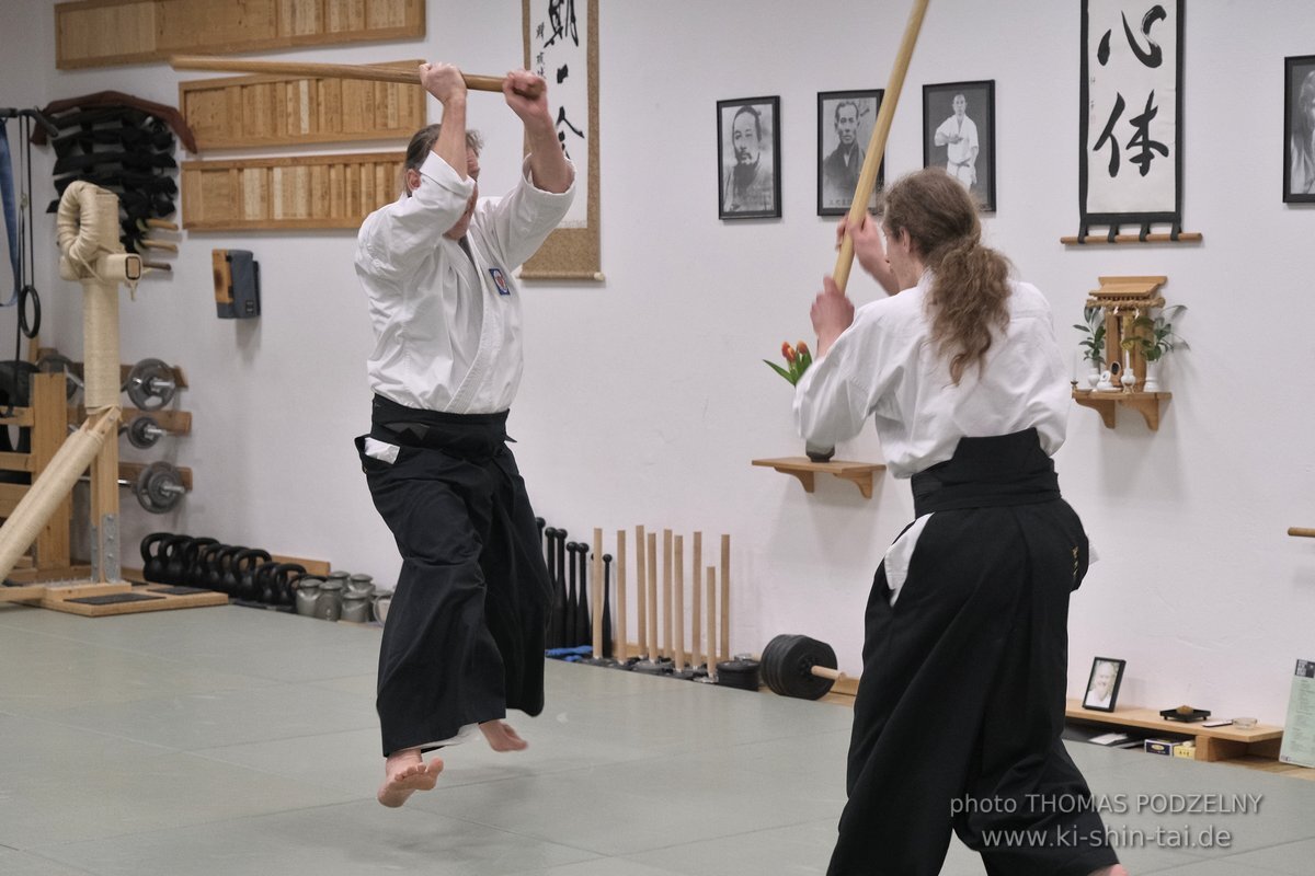 Aikido Intensiv (I) 2023 - Aiki Ken - Thomas Podzelny 5.Dan