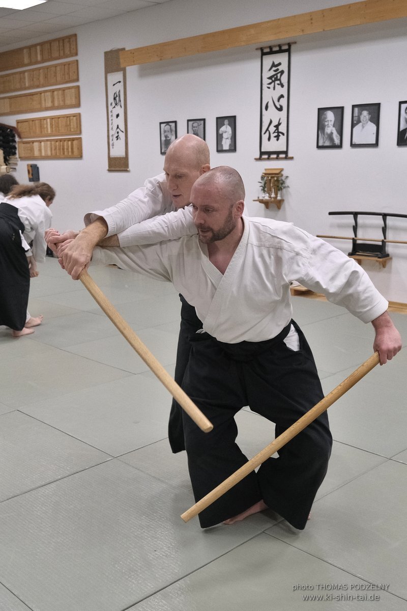 Aikido Intensiv (I) 2023 - Aiki Ken - Thomas Podzelny 5.Dan