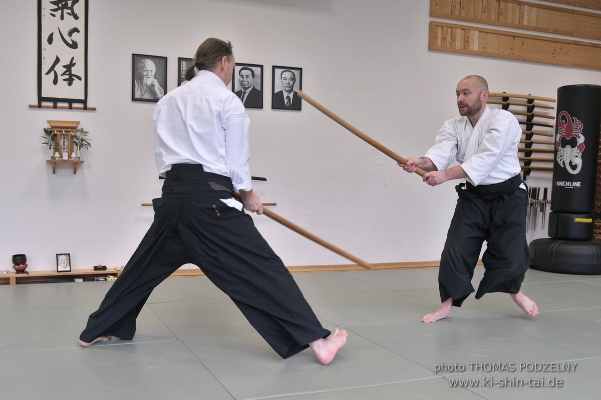 Aikido Intensiv (I) 2023 - Aiki Ken - Thomas Podzelny 5.Dan