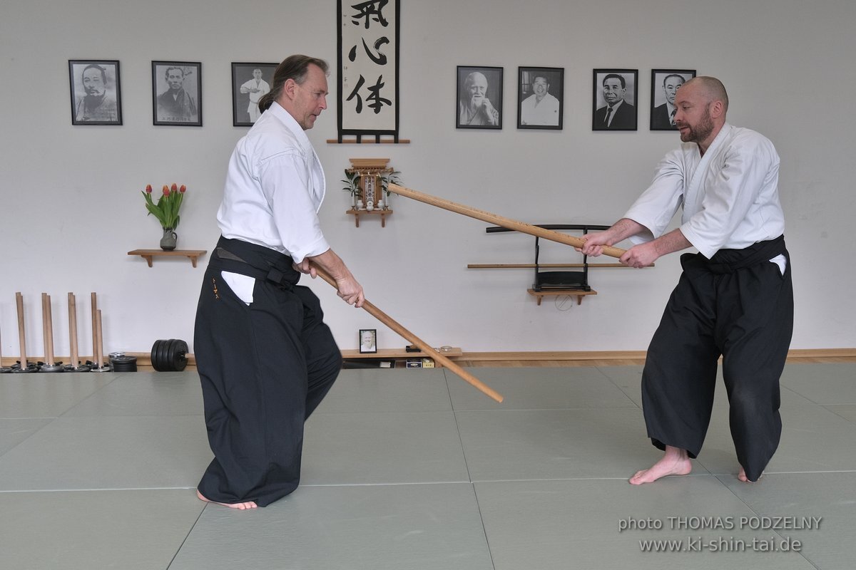 Aikido Intensiv (I) 2023 - Aiki Ken - Thomas Podzelny 5.Dan