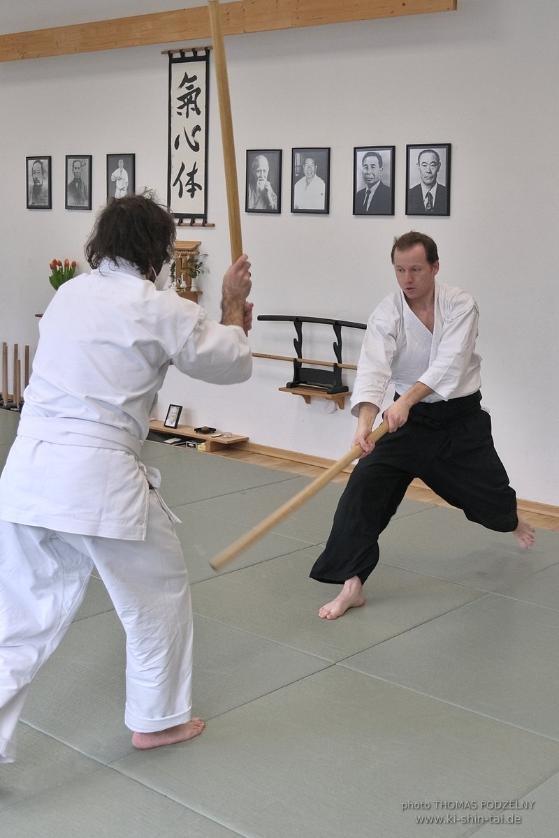 Aikido Intensiv (I) 2023 - Aiki Ken - Thomas Podzelny 5.Dan