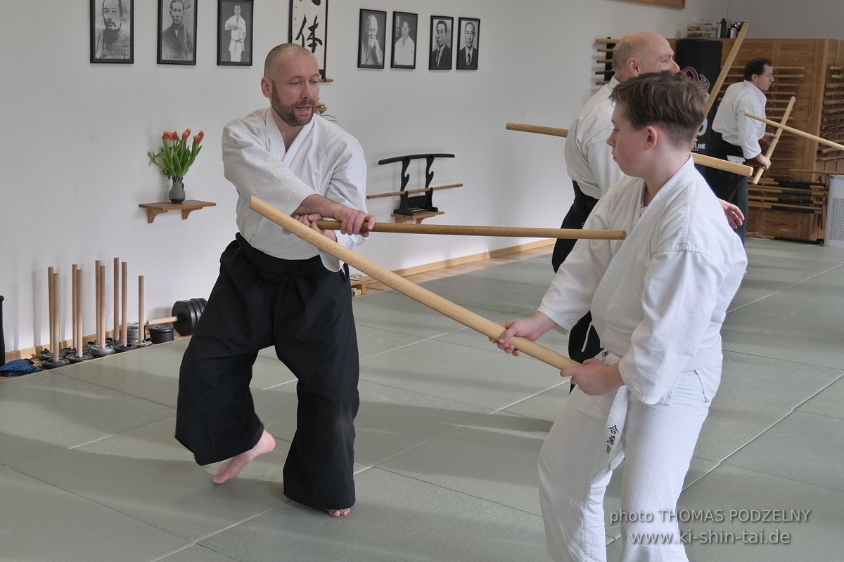 Aikido Intensiv (I) 2023 - Aiki Ken - Thomas Podzelny 5.Dan