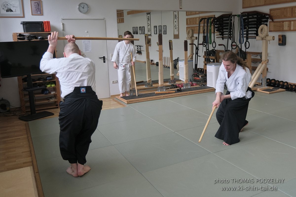 Aikido Intensiv (I) 2023 - Aiki Ken - Thomas Podzelny 5.Dan