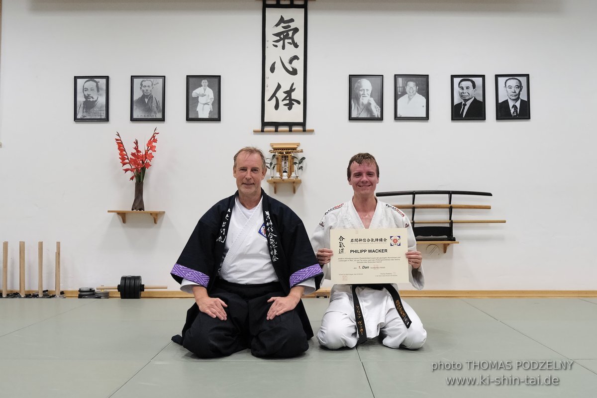 Aikido Shodan Prüfung Philipp Wacker