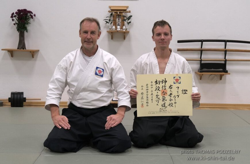 Aikido Shodan Prüfung Philipp Wacker