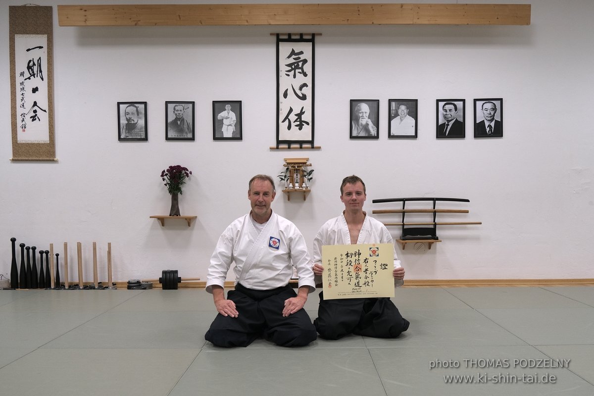 Aikido Shodan Prüfung Philipp Wacker