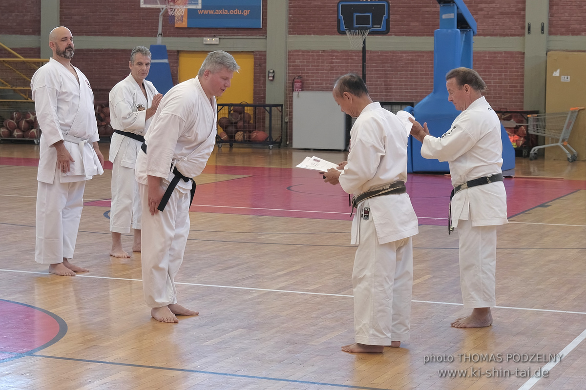 Ryûkyû Kobudô Lehrgang mit Kaichô Hiroshi Akamine in Athen 4.-6.7.2025