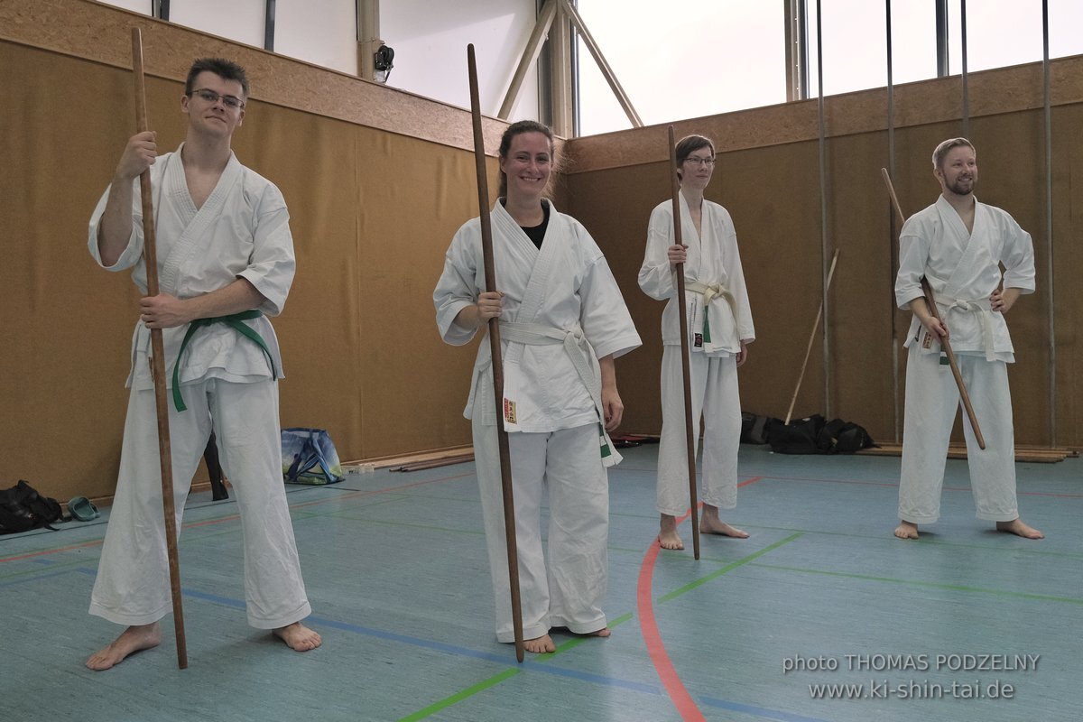 Ryukyu Kobudo Lehrgang mit Kaicho Hiroshi Akamine 9.Dan aus Okinawa in Erlangen 8.-11.9.2022