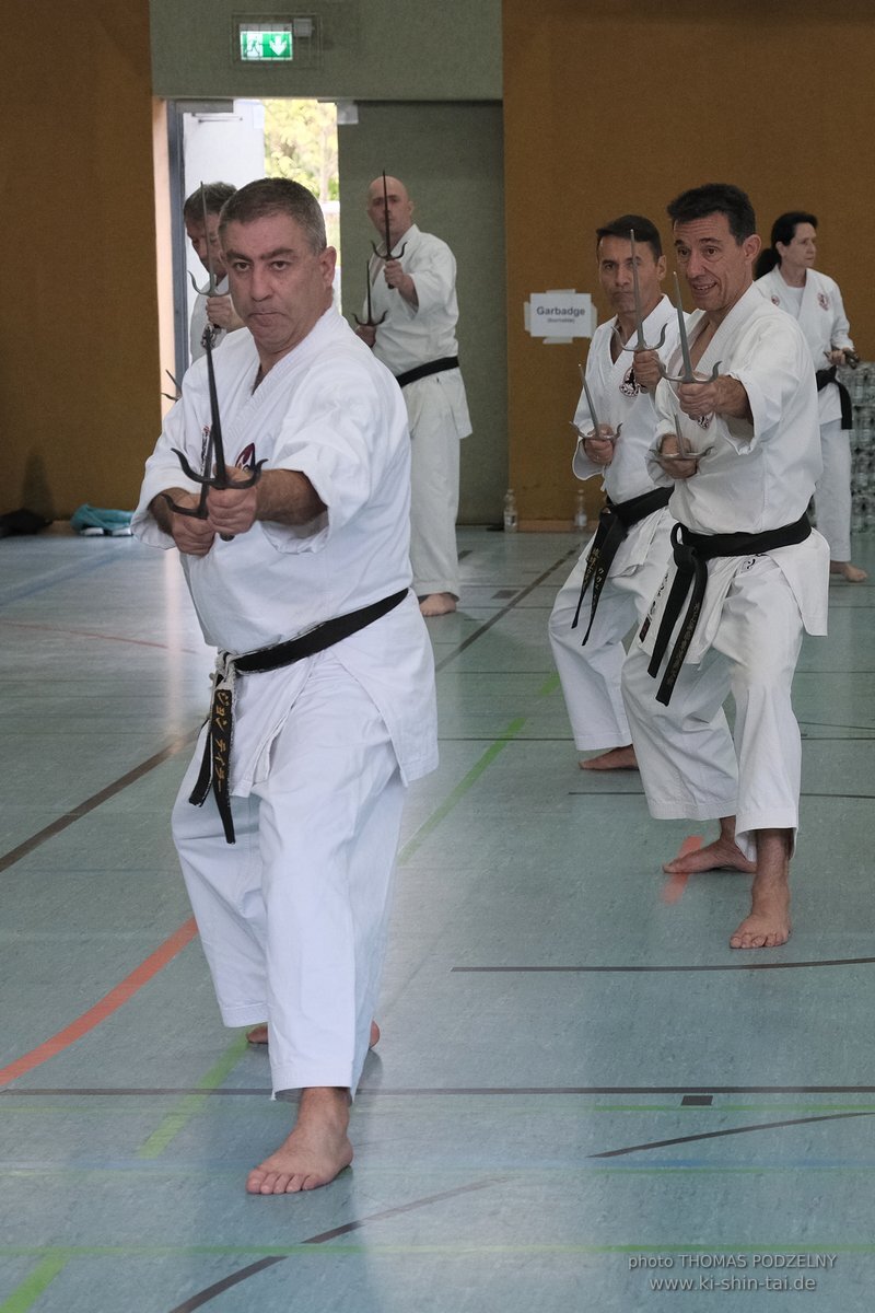 Ryukyu Kobudo Lehrgang mit Kaicho Hiroshi Akamine 9.Dan aus Okinawa in Erlangen 8.-11.9.2022