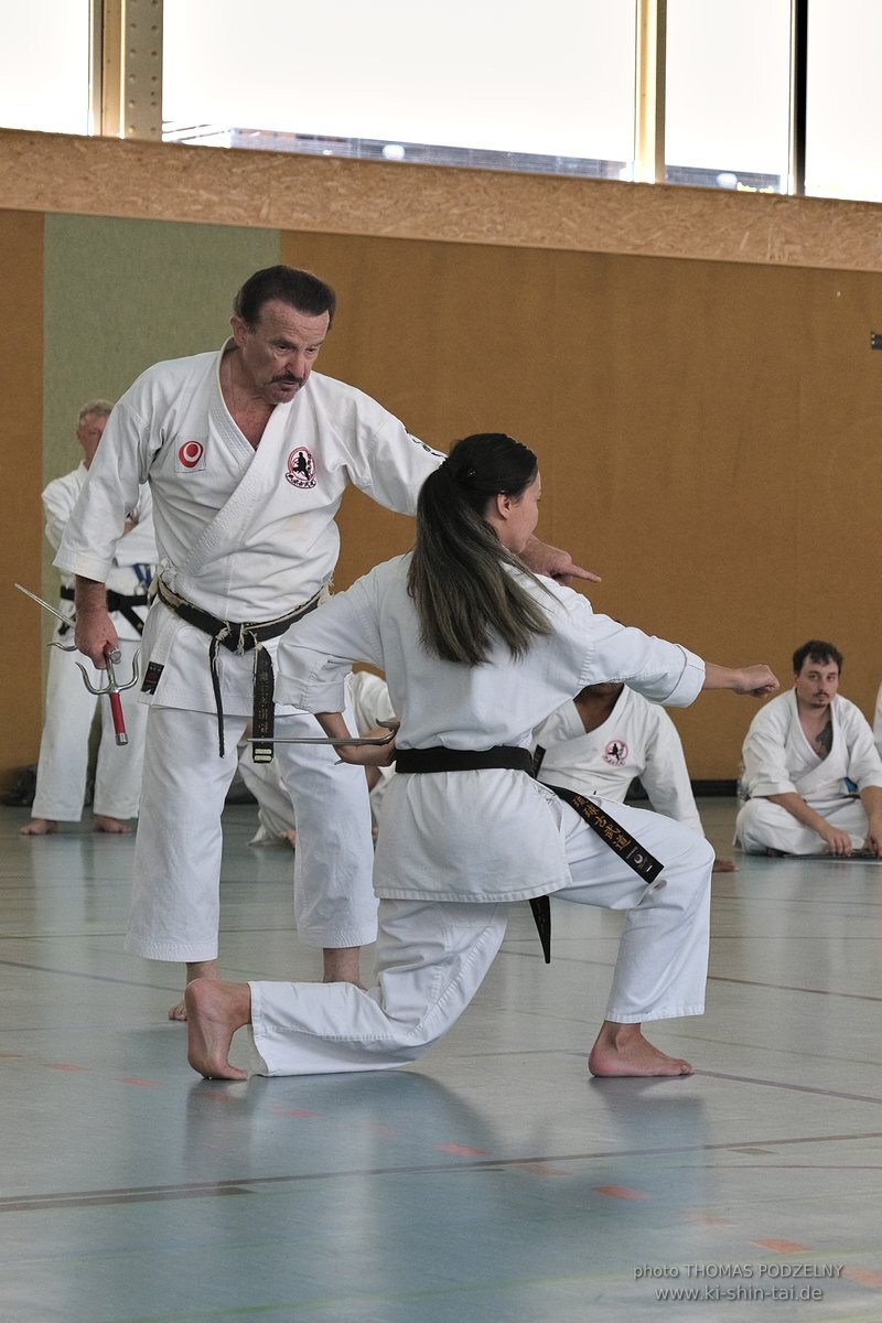 Ryukyu Kobudo Lehrgang mit Kaicho Hiroshi Akamine 9.Dan aus Okinawa in Erlangen 8.-11.9.2022