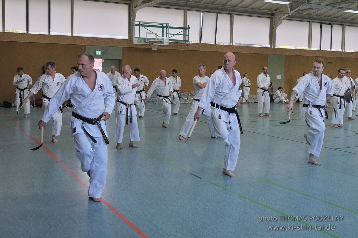 Ryukyu Kobudo Lehrgang mit Kaicho Hiroshi Akamine 9.Dan aus Okinawa in Erlangen 8.-11.9.2022